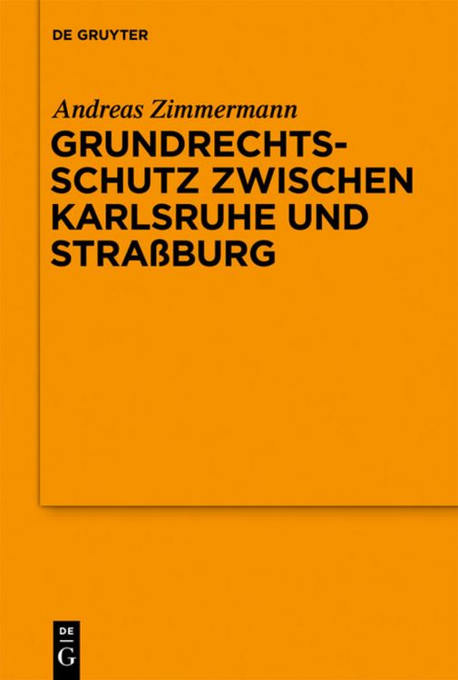 Produktbild: Grundrechtsschutz zwischen Karlsruhe und Stra&szlig;burg