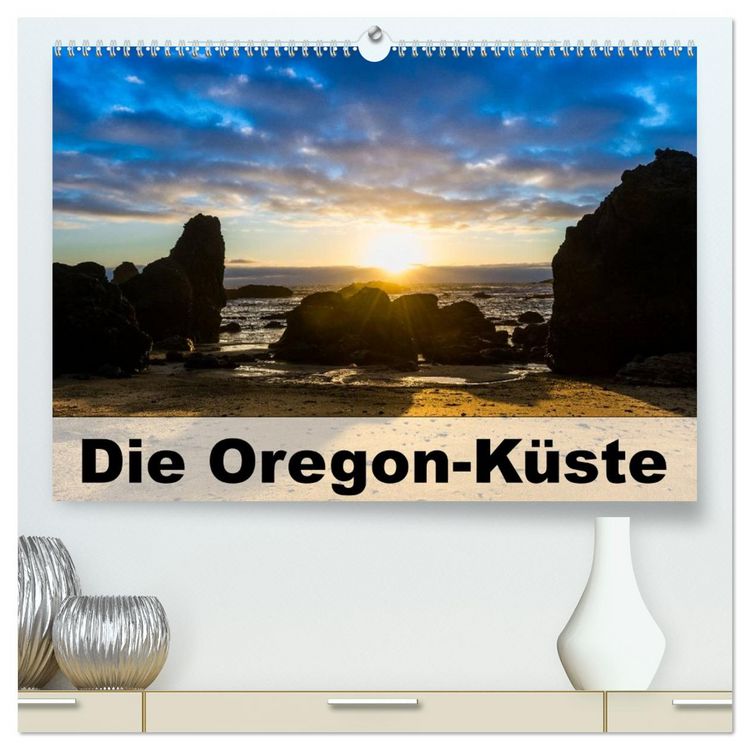 Produktbild: Die Oregon-K&uuml;ste (hochwertiger Premium Wandkalender 2026 DIN A2 quer), Kunstdruck in Hochglanz