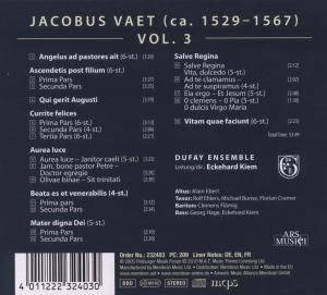Produktbild: Dufay Ensemble: Vaet Vol.4: Salve Regina