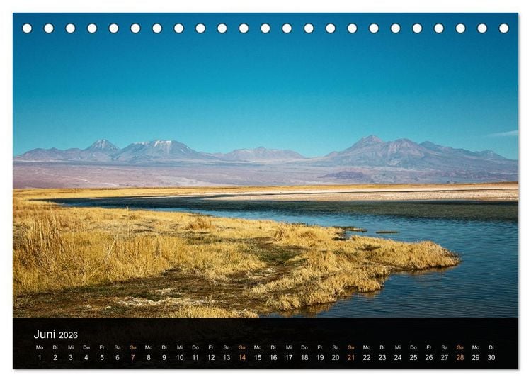 Produktbild: Atacama: Die W&uuml;ste im Norden Chiles (Tischkalender 2026 DIN A5 quer), CALVENDO Monatskalender
