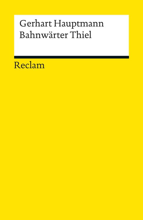 Produktbild: Bahnw&auml;rter Thiel. Novellistische Studie