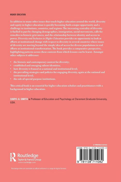 Produktbild: Diversity and Inclusion in Higher Education