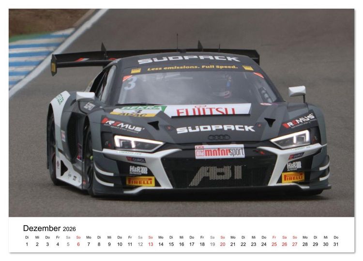 Produktbild: Die Vier Ringe im Motorsport (Tischkalender 2026 DIN A5 quer), CALVENDO Monatskalender