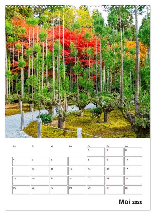 Produktbild: Eine Rundreise - Japan (Wandkalender 2026 DIN A2 hoch), CALVENDO Monatskalender