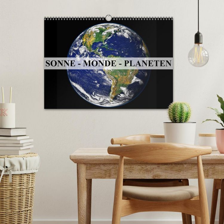Produktbild: Sonne, Monde und Planeten (Wandkalender 2026 DIN A3 quer), CALVENDO Monatskalender
