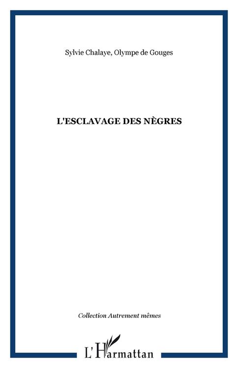 Produktbild: L'esclavage des negres