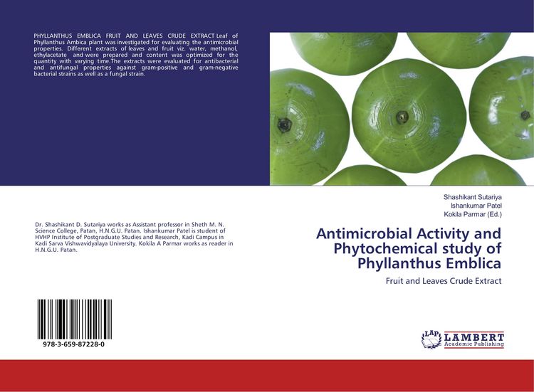 Produktbild: Antimicrobial Activity and Phytochemical study of Phyllanthus Emblica