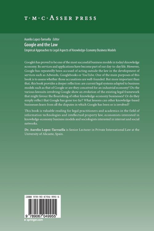 Produktbild: Google and the Law
