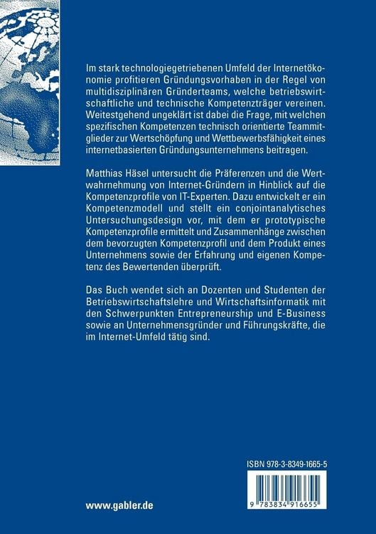 Produktbild: Kompetenz von IT-Experten in internetbasierten Gr&uuml;ndungsunternehmen