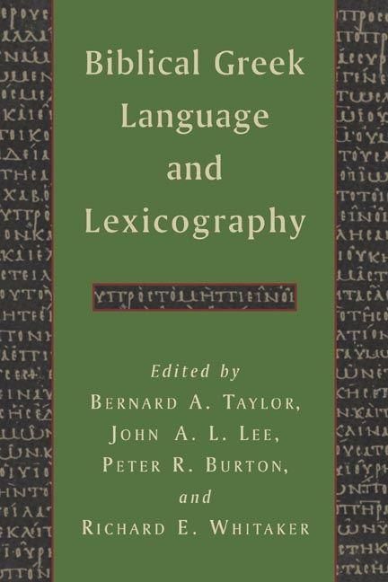 Produktbild: Biblical Greek Language and Lexicography
