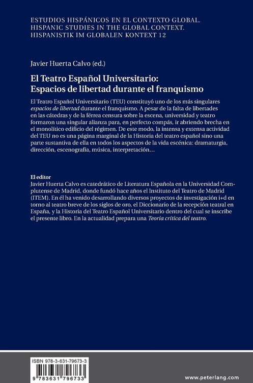 Produktbild: El Teatro Espa&ntilde;ol Universitario: espacios de libertad durante el franquismo