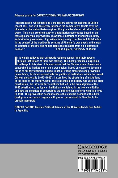 Produktbild: Constitutionalism and Dictatorship