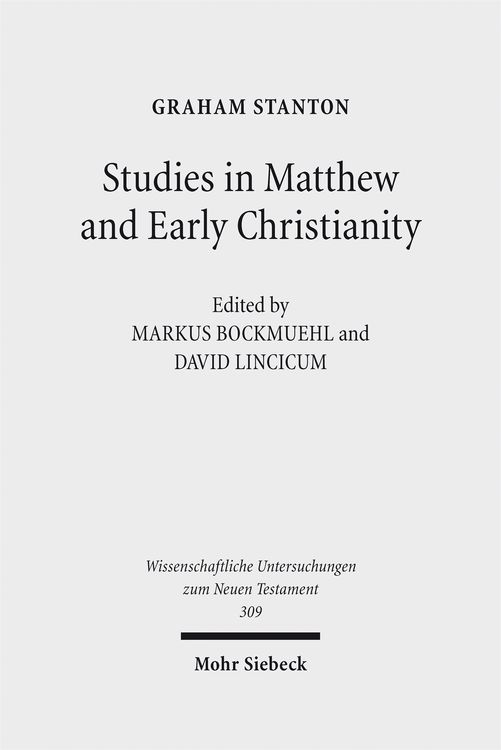 Produktbild: Studies in Matthew and Early Christianity