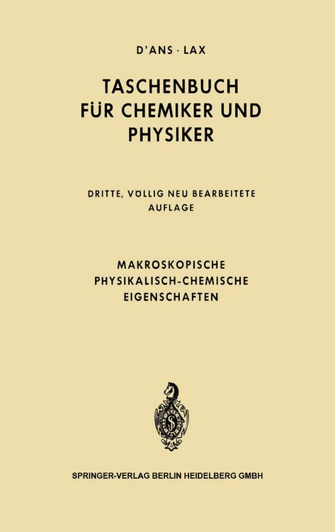 Produktbild: Makroskopische physikalisch-chemische Eigenschaften
