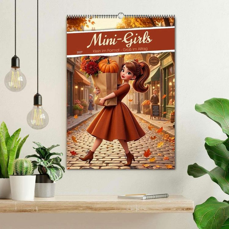 Produktbild: Mini-Girls (Wandkalender 2027 DIN A2 hoch), CALVENDO Monatskalender