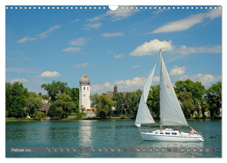 Produktbild: Traumhafter Chiemsee &ndash; Impressionen vom Bayerischen Meer (Wandkalender 2026 DIN A3 quer), CALVENDO Monatskalender