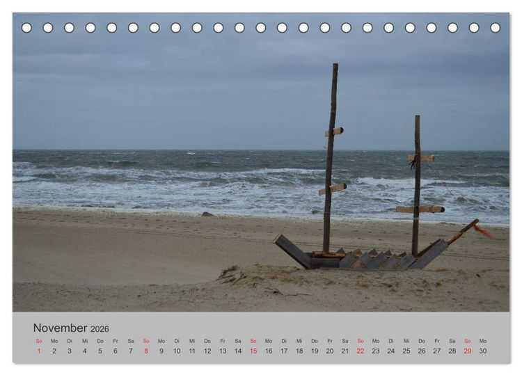 Produktbild: Impressionen von Texel (Tischkalender 2026 DIN A5 quer), CALVENDO Monatskalender