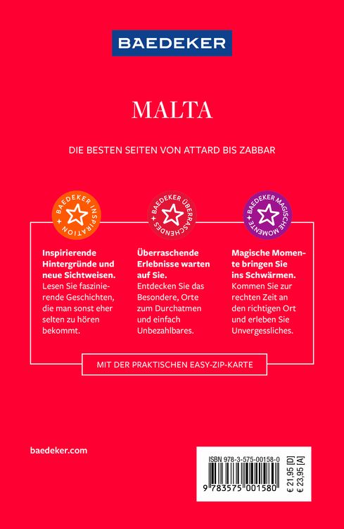 Produktbild: Baedeker Reiseführer Malta, Gozo, Comino