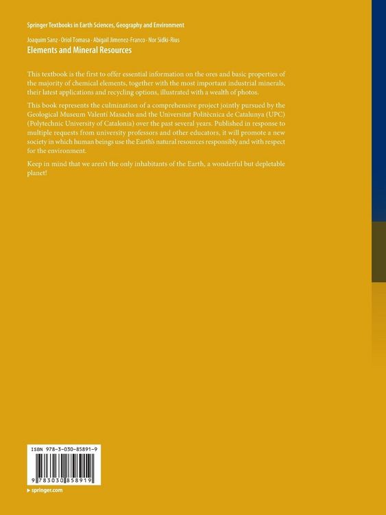 Produktbild: Elements and Mineral Resources