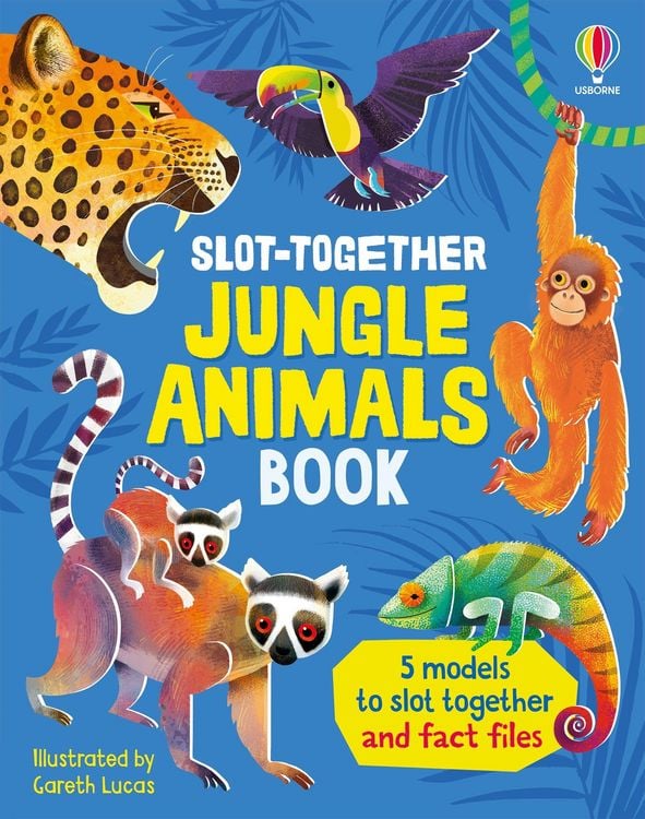 Produktbild: Slot-Together Jungle Animals Book