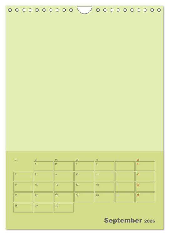 Produktbild: Bastel Terminkalender (Wandkalender 2026 DIN A4 hoch), CALVENDO Monatskalender