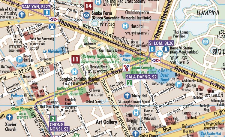 Produktbild: Bangkok 1 : 14 000. City Centre Map