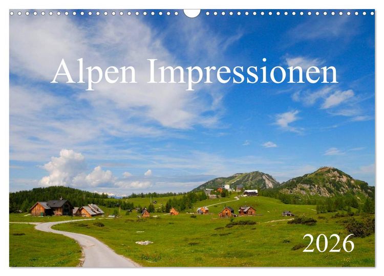 Produktbild: Alpen Impressionen (Wandkalender 2026 DIN A3 quer), CALVENDO Monatskalender