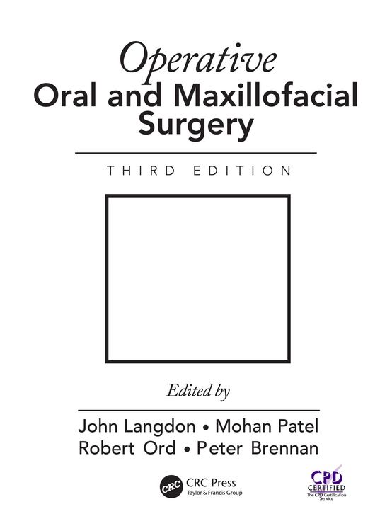 Produktbild: Operative Oral and Maxillofacial Surgery