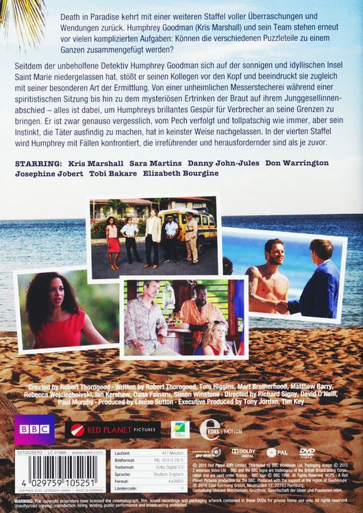 Produktbild: Death in Paradise - Staffel 4 [4 DVDs]