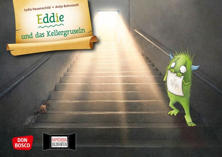 Produktbild: Eddie und das Kellergruseln. Kamishibai Bildkartenset