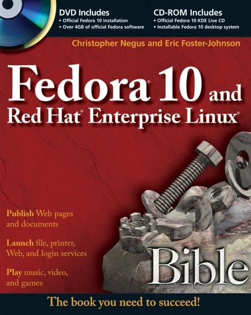 Produktbild: Fedora 10 and Red Hat Enterprise Linux Bible
