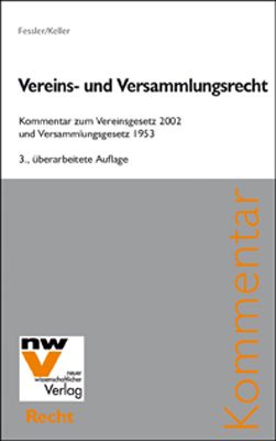 Produktbild: Vereins- und Versammlungsrecht