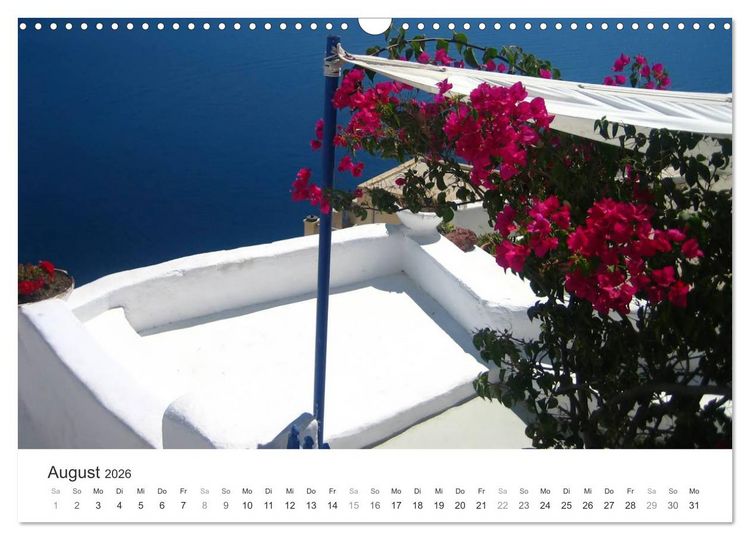 Produktbild: Hellas - ein Meer der Farben (Wandkalender 2026 DIN A3 quer), CALVENDO Monatskalender
