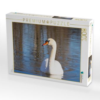 Produktbild: CALVENDO Puzzle Schwan | 1000 Teile Lege-Gr&ouml;&szlig;e 64x48cm Foto-Puzzle f&uuml;r gl&uuml;ckliche Stunden