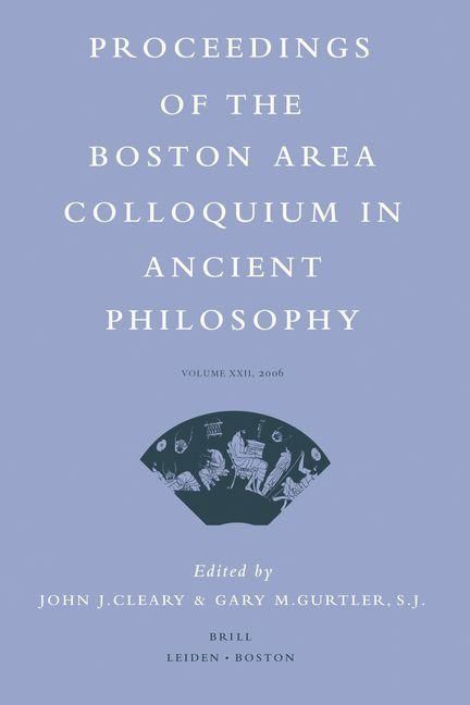 Produktbild: Proceedings of the Boston Area Colloquium in Ancient Philosophy