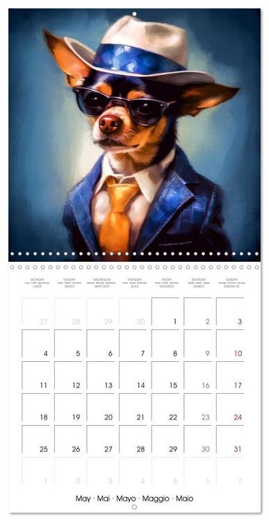 Produktbild: Gangster Paws (Wall Calendar 2026 12 &times; 12 Inch) CALVENDO 12 Month Wall Calendar