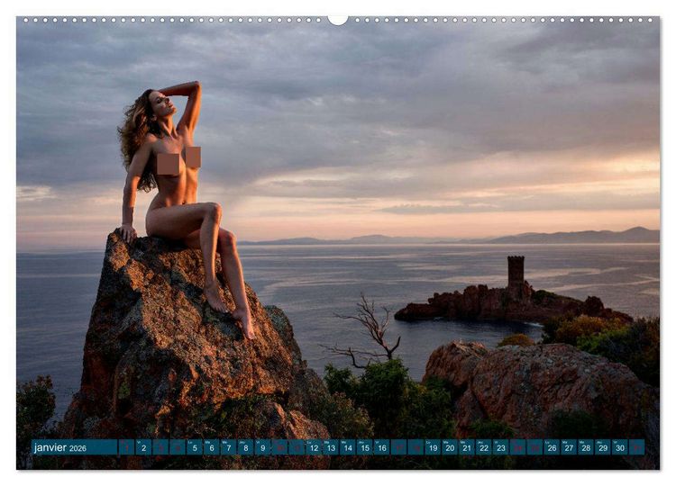Produktbild: Passion du nu artistique (Calendrier mural 2026 DIN A2 vertical), CALVENDO calendrier mensuel