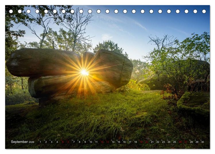 Produktbild: Land. Licht. Lausitz. (Tischkalender 2026 DIN A5 quer), CALVENDO Monatskalender