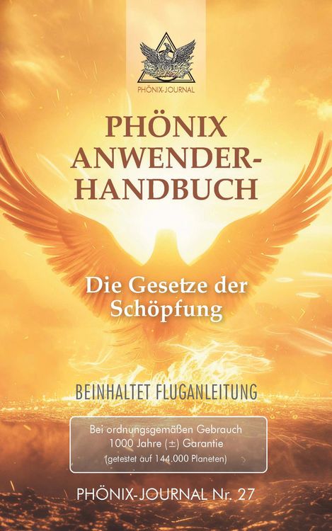 Produktbild: Ph&ouml;nix-Journal Nr. 27: Ph&ouml;nix Anwenderhandbuch