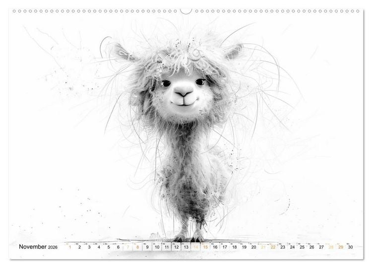 Produktbild: Tierisches Tohuwabohu (Wandkalender 2026 DIN A2 quer), CALVENDO Monatskalender