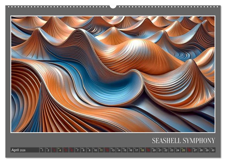 Produktbild: Fantasy in shape and color (Wall Calendar 2026 DIN A2 landscape), CALVENDO 12 Month Wall Calendar