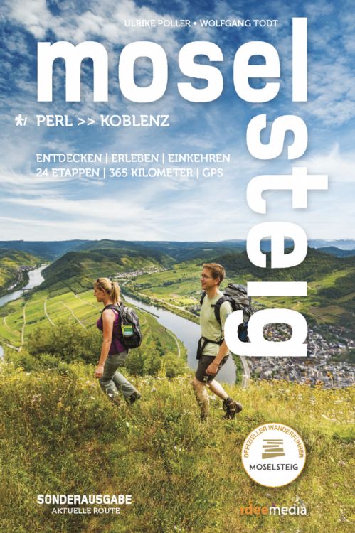 Produktbild: Moselsteig. Der offizielle Wanderf&uuml;hrer. Aktuelle Sonderausgabe mit allen 24 Etappen plus Rundwege.