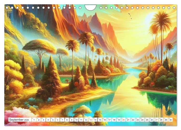 Produktbild: Futurplaneten (Wandkalender 2026 DIN A4 quer), CALVENDO Monatskalender