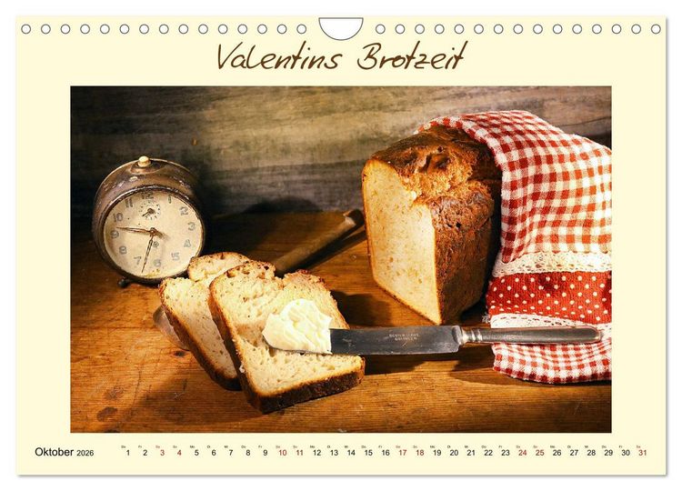 Produktbild: Mein liebstes Brot (Wandkalender 2026 DIN A4 quer), CALVENDO Monatskalender