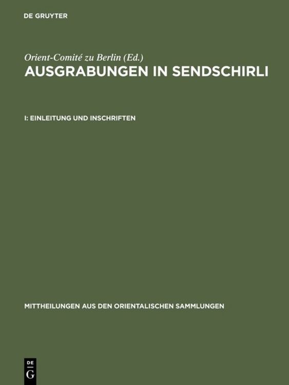 Produktbild: Einleitung und Inschriften
