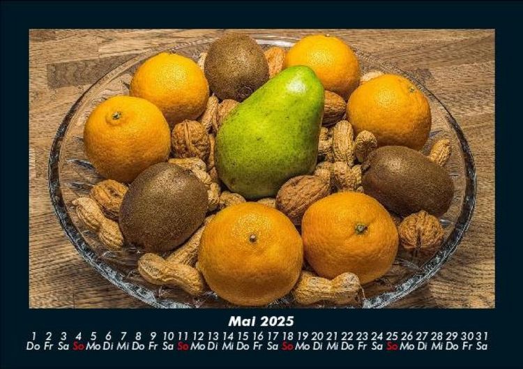 Produktbild: Obstkalender 2025 Fotokalender DIN A5