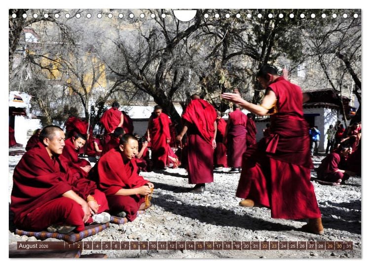 Produktbild: Tibet bewegt (Wandkalender 2026 DIN A4 quer), CALVENDO Monatskalender