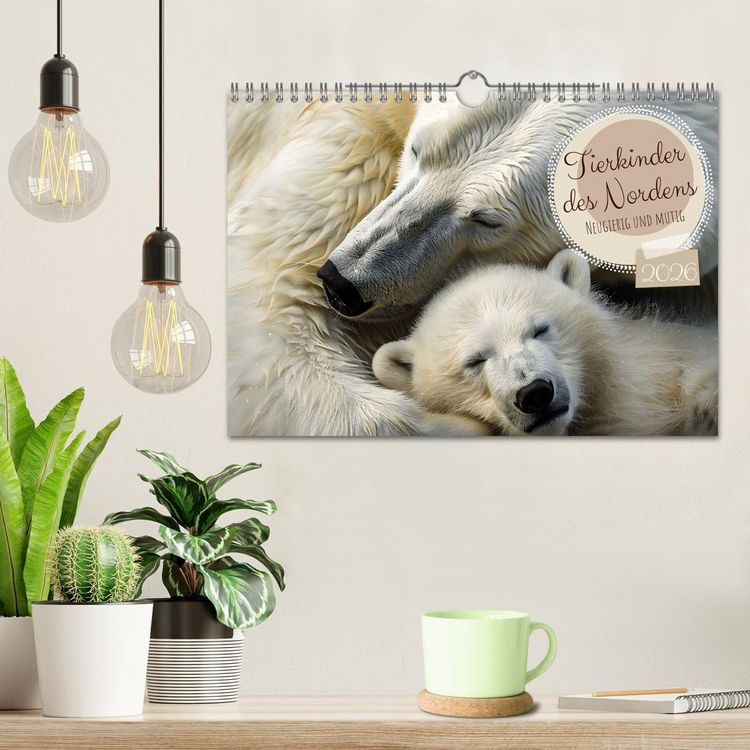 Produktbild: Tierkinder des Nordens (Wandkalender 2026 DIN A4 quer), CALVENDO Monatskalender