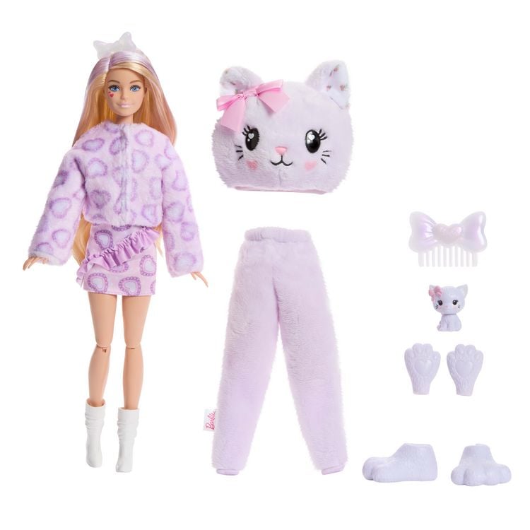 Produktbild: Barbie Cutie Reveal Sweet Bows - Lila K&auml;tzchen