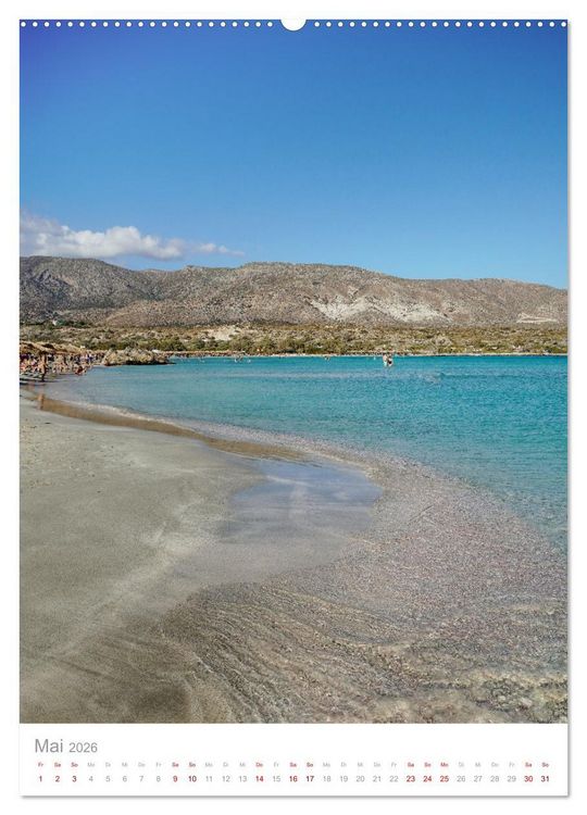 Produktbild: Kreta (hochwertiger Premium Wandkalender 2026 DIN A2 hoch), Kunstdruck in Hochglanz